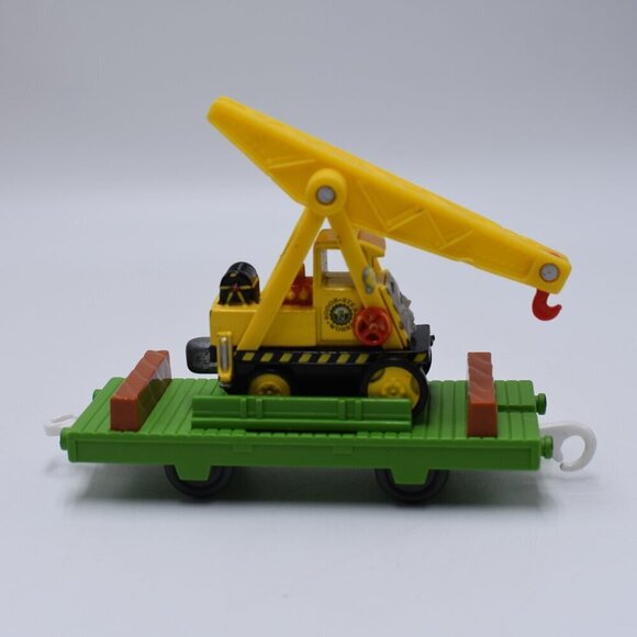 Thomas & Friends Kavin 2009 on Green Flatbed 2001 Plarail Railway Train TOMY - Picture 7 of 10